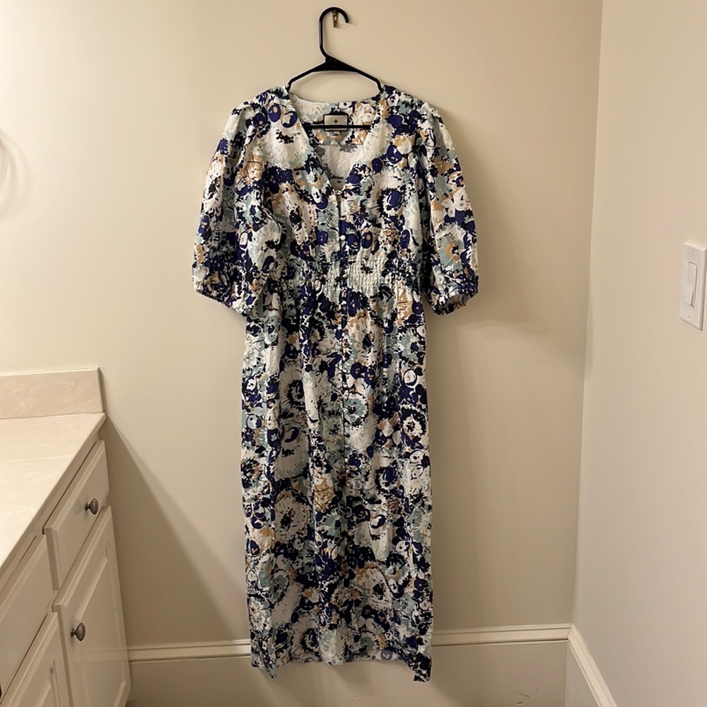 Tuckernuck floral v-neck dress